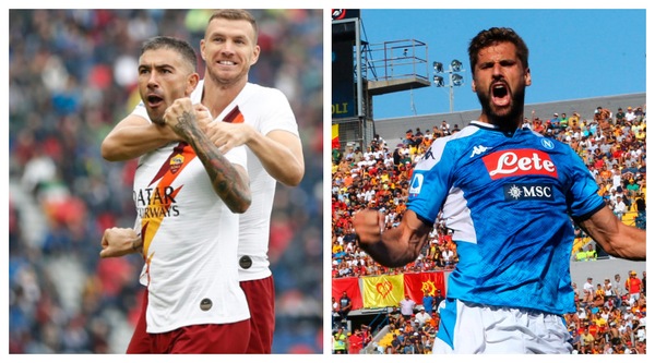 Serie A: il Napoli travolge il Lecce, la Roma vince all'ultimo respiro