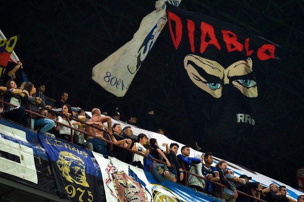 Inter, omaggio della Curva al tifoso della Lazio Diabolik