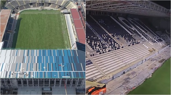 Atalanta, il video dei lavori al Gewiss Stadium