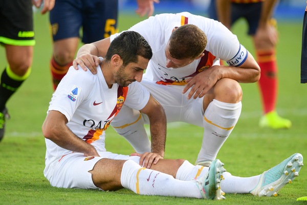 Roma, non c'è pace: lesione tendinea per Mkhitaryan
