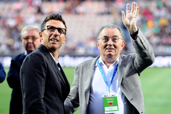 Sampdoria, Di Francesco: "Per me Squinzi è stato importante. Verona? Difficile"