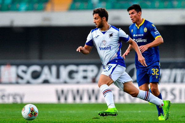 Sampdoria, Bereszynski: ok l'intervento al menisco