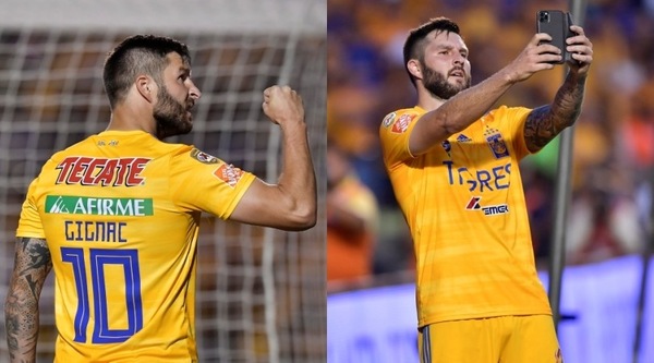 Gignac segna e festeggia con un selfie come Totti