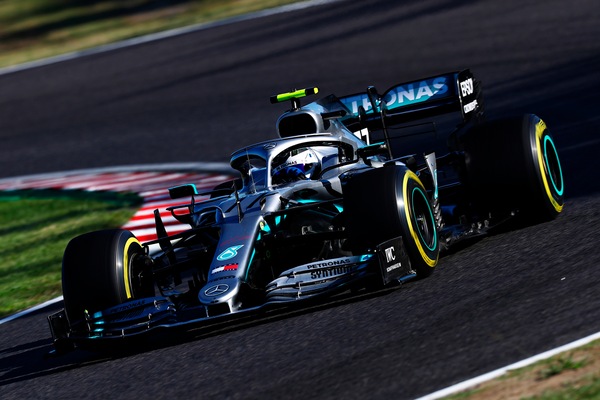 F1 Giappone: Vettel sbaglia, è secondo dietro Bottas. Leclerc settimo
