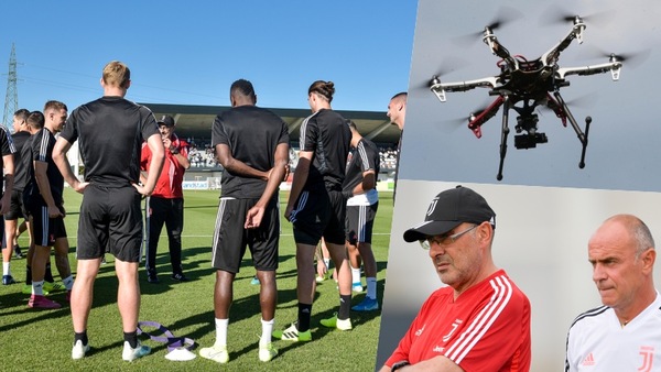 La Juve vola con i droni: è il segreto di Sarri per dare equilibrio alla squadra