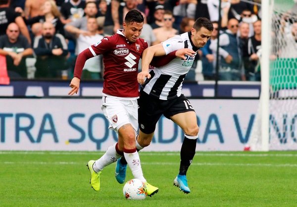 Udinese-Torino 1-0, il tabellino