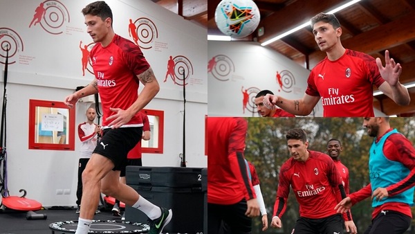 Il Milan ritrova Caldara e Pioli sorride