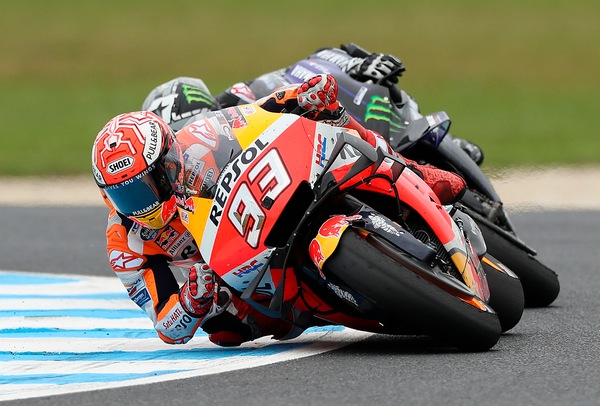 Gp Australia, Marquez: "Ero al limite con le gomme nel finale"