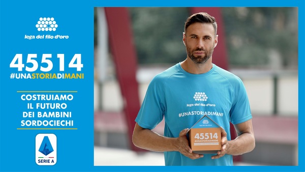 Lega del Filo d’Oro: anche Sirigu per la campagna di raccolta fondi “Una storia di mani”