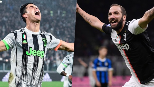 Cristiano Ronaldo e Higuain, macchine da derby