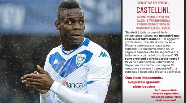 Balotelli al capo ultrà: "Siete la rovina, state impazzendo"