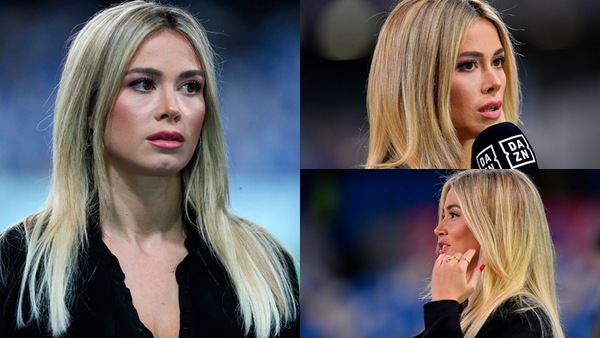Diletta Leotta incanta il San Paolo con un look "total black"