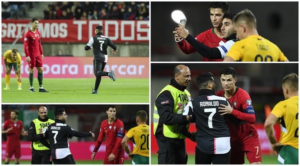 Cristiano Ronaldo, notte magica e... selfie col tifoso in maglia bianconera