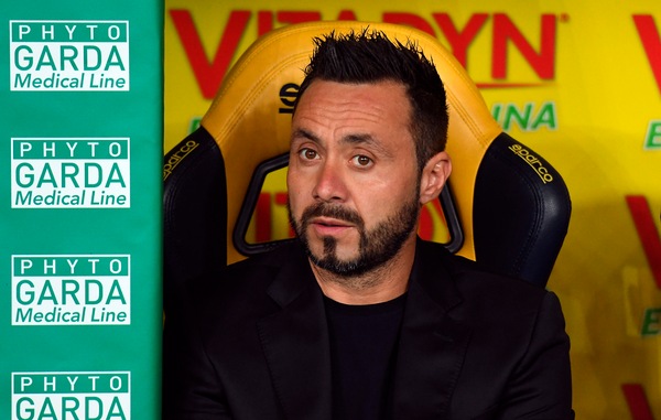 Sassuolo, De Zerbi: "Vogliamo onorare Squinzi e la moglie"