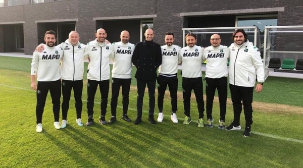 Allegri, visita a sorpresa al Sassuolo e chiacchierata con De Zerbi