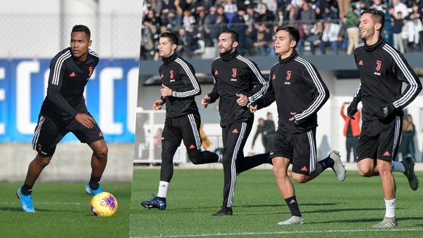 Juve, Alex Sandro in parte con il gruppo