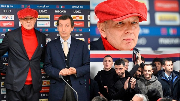 Mihajlovic si commuove in conferenza. Presente anche la squadra
