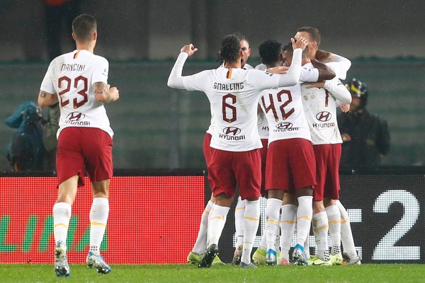 Verona-Roma 1-3, il tabellino