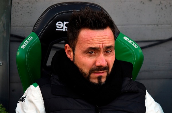 Sassuolo, De Zerbi: "Berardi convocato. Turati stia sereno"