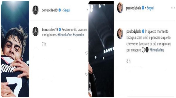 Juve, le reazioni social dopo la sconfitta contro la Lazio: "Lavorare e migliorare"