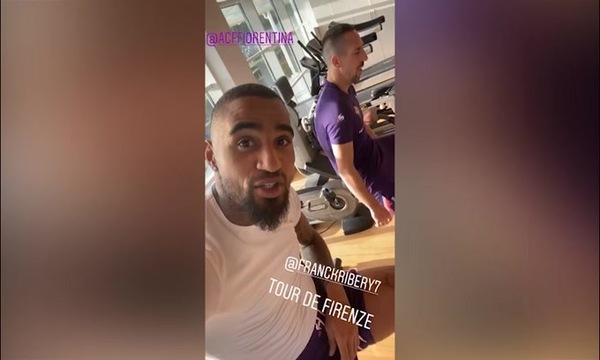 Fiorentina, Ribery e Boateng in "Tour per Firenze"