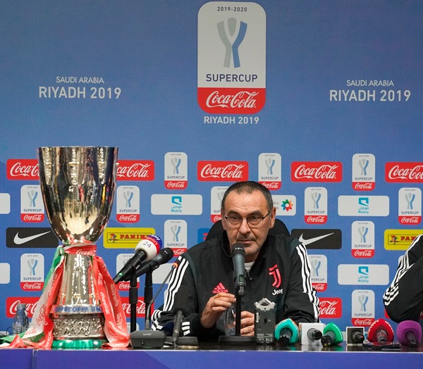Sarri: "Ultimamente in allenamento mi sto divertendo. Ci sono forti motivazioni"