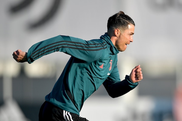 Juve, Cristiano Ronaldo corre e lavora: un 2020 al top