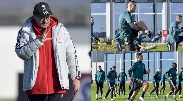 Allenamento Juve, Sarri guida la corsa verso i tre punti