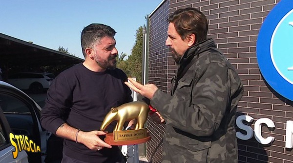 Napoli, Gattuso: arriva il Tapiro d'Oro