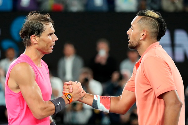 Australian Open: Nadal batte Kyrgios e vola ai quarti, giocherà contro Thiem