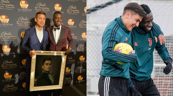 Juve, Matuidi dedica un quadro a Dybala
