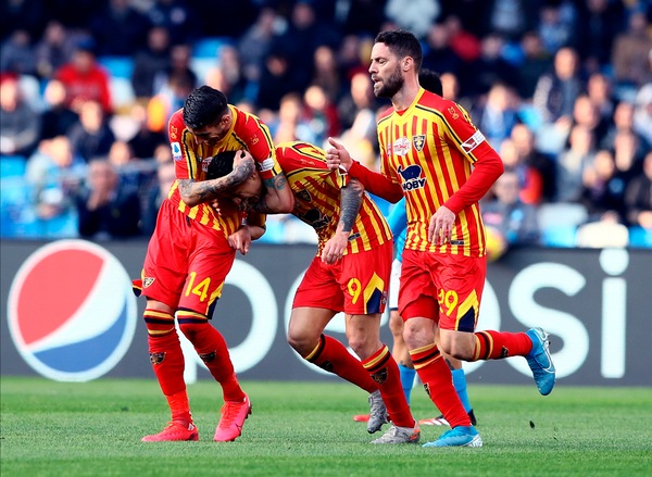 Napoli-Lecce 2-3, il tabellino