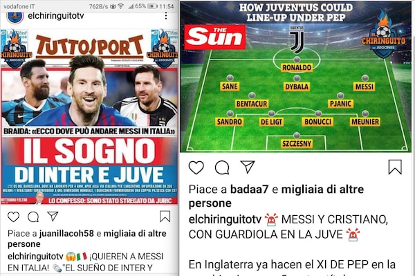 Il Chiringuito rilancia Messi, il Sun Guardiola: sogni Juventus nel futuro. Sarri, ma il bello deve venire