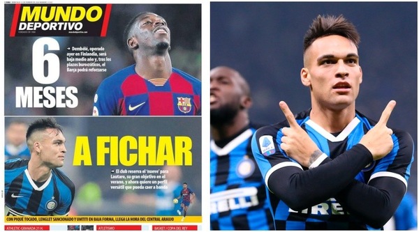 Mundo Deportivo: "Inter, assalto del Barcellona in estate per Lautaro Martinez"