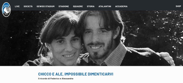 Atalanta, il club ricorda Chicco Pisani
