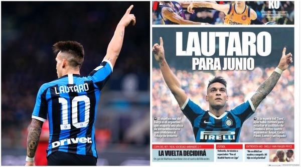 Mundo Deportivo: "Inter, duello Real-Barcellona per Lautaro Martinez"