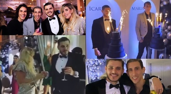 Furia Psg: festa folle per il compleanno di Icardi, Cavani e Di Maria