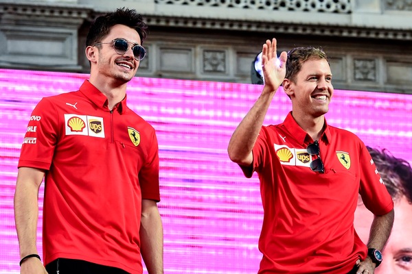 Ferrari, test Barcellona: Vettel e Leclerc si alternano alla guida della SF1000