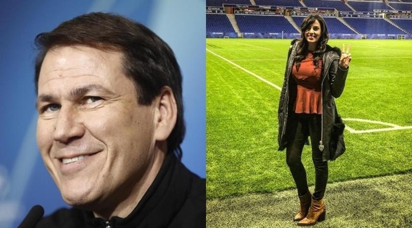 Lione-Juve 1-0, festa social per la fidanzata di Rudi Garcia