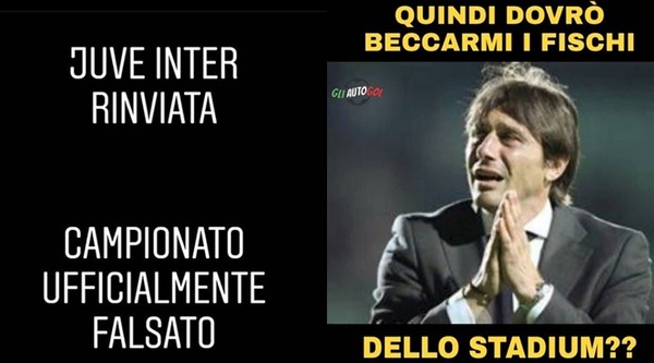 Juve-Inter rinviata: i tifosi nerazzurri sui social gridano allo scandalo