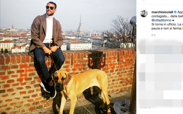 Marchisio e il Coronavirus: "Contagiato... dalla bellezza della mia città"