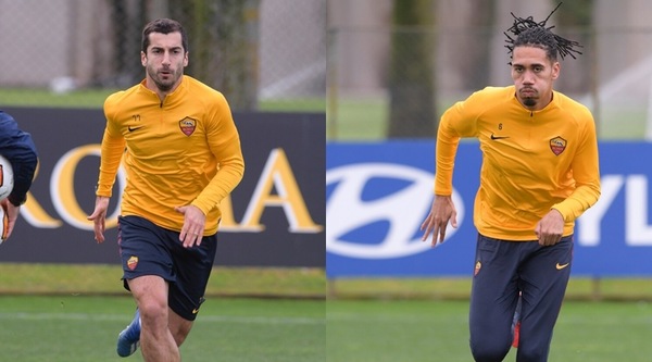 Roma, Mkhitaryan e Smalling vanno di fretta verso il Siviglia