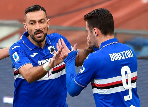 Sampdoria, Quagliarella: "Non so se è giusto giocare o no, ci adegueremo"