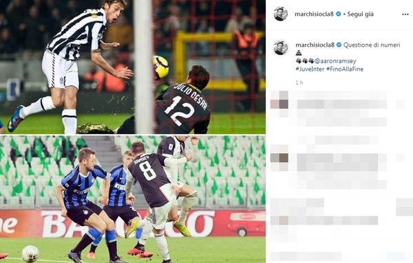 Juve, Marchisio elogia Ramsey "Questione di numeri 8"