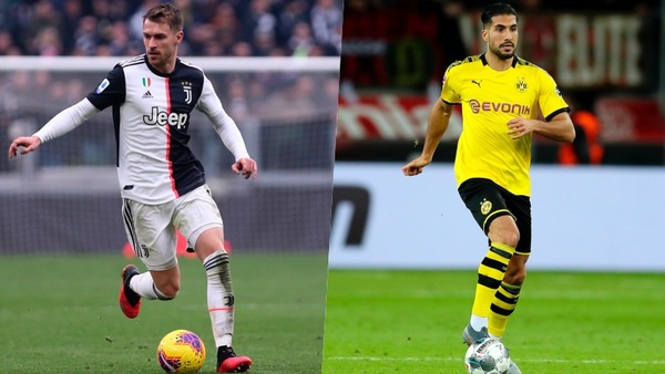 Juve, Ramsey-Emre Can 1-1