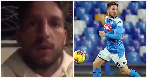 Mertens, il ringraziamento per medici ed infermieri del Monaldi