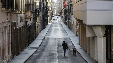 Roma, strade ancora vuote per l’emergenza Coronavirus