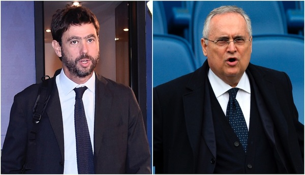 Agnelli e Lotito, altro botta e risposta sul futuro del campionato