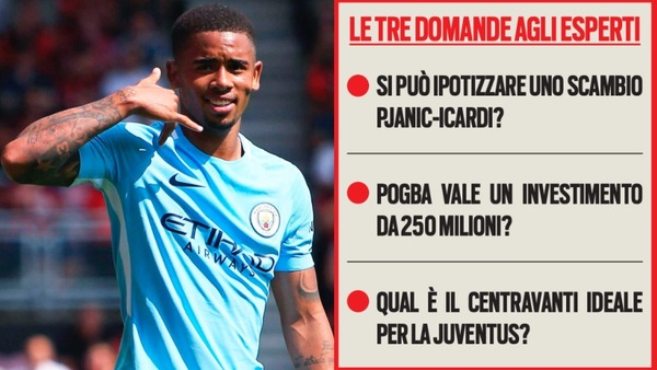 “Juve, Gabriel Jesus fa per te”