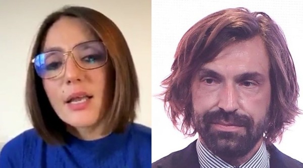 Coronavirus, Pirlo racconta ad Ambra Angiolini la vita in quarantena